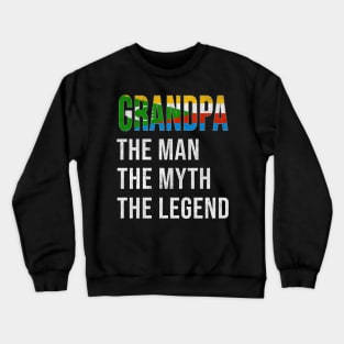 Grand Father Comoran Grandpa The Man The Myth The Legend - Gift for Comoran Dad With Roots From  Comoros Crewneck Sweatshirt